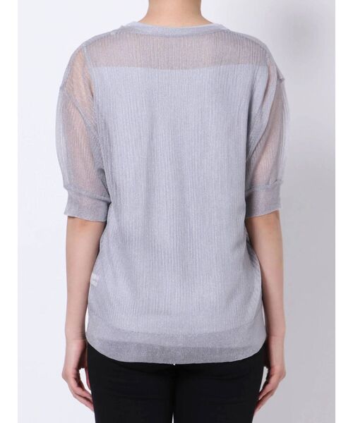 LAGUNAMOON（ラグナムーン）の「シアーリブニットアンサンブル（ニット/セーター・レディース・ベージュ/ブラック/ライトグレー・FREE）」の17枚目の写真