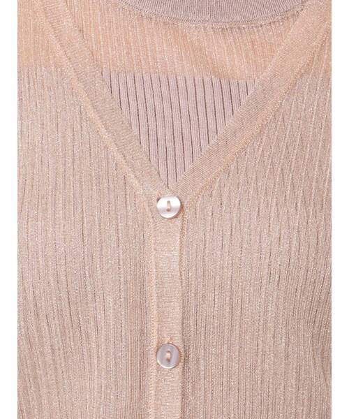 LAGUNAMOON（ラグナムーン）の「シアーリブニットアンサンブル（ニット/セーター・レディース・ベージュ/ブラック/ライトグレー・FREE）」の16枚目の写真