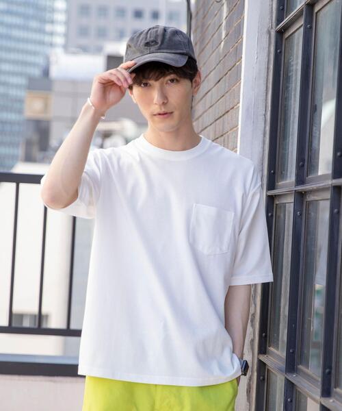 coen（コーエン）の「ポンチリラックスハーフスリーブTシャツ（Tシャツ/カットソー・メンズ・ライム/ブラック/ホワイト/グレー・MEDIUM/X-LARGE/SMALL/LARGE）」の7枚目の写真