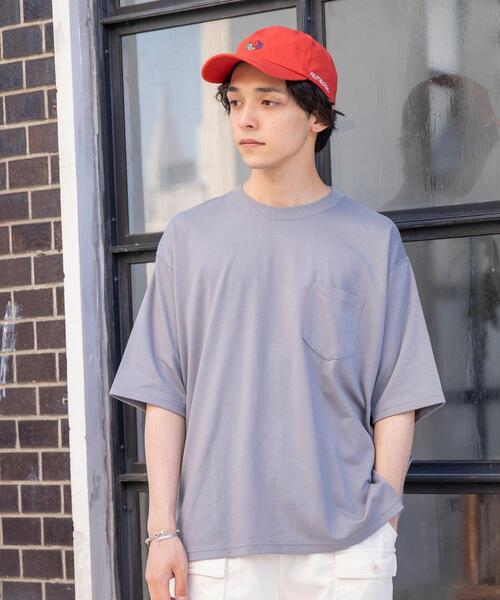 coen（コーエン）の「ポンチリラックスハーフスリーブTシャツ（Tシャツ/カットソー・メンズ・ライム/ブラック/ホワイト/グレー・MEDIUM/X-LARGE/SMALL/LARGE）」の15枚目の写真