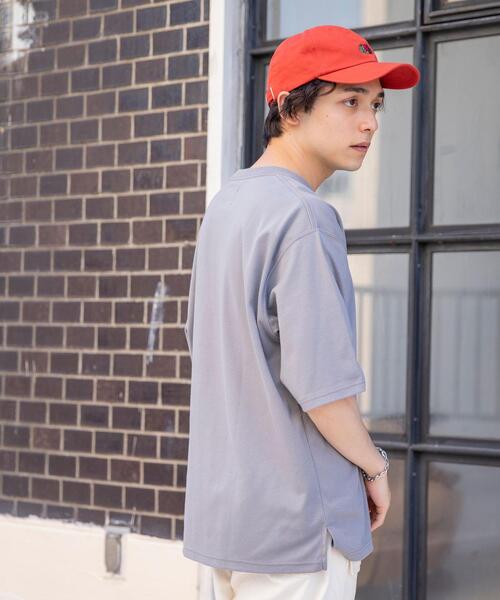 coen（コーエン）の「ポンチリラックスハーフスリーブTシャツ（Tシャツ/カットソー・メンズ・ライム/ブラック/ホワイト/グレー・MEDIUM/X-LARGE/SMALL/LARGE）」の16枚目の写真