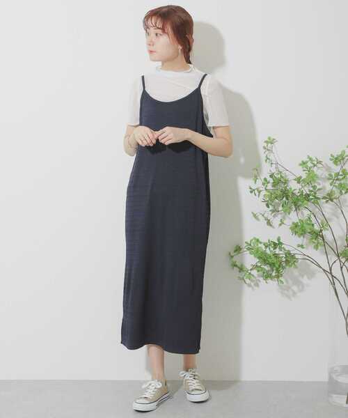 SENSE OF PLACE by URBAN RESEARCH（センスオブプレイスバイアーバンリサーチ）の「シアートップキャミワンピースアンサンブル（ワンピース・レディース・ライトベージュ/イエロー/ネイビー・ONE）」の20枚目の写真