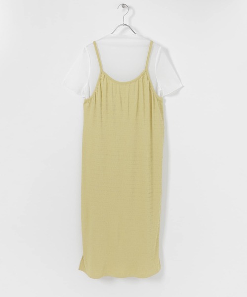 SENSE OF PLACE by URBAN RESEARCH（センスオブプレイスバイアーバンリサーチ）の「シアートップキャミワンピースアンサンブル（ワンピース・レディース・ライトベージュ/イエロー/ネイビー・ONE）」の8枚目の写真