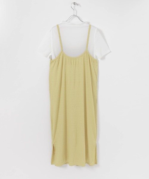 SENSE OF PLACE by URBAN RESEARCH（センスオブプレイスバイアーバンリサーチ）の「シアートップキャミワンピースアンサンブル（ワンピース・レディース・ライトベージュ/イエロー/ネイビー・ONE）」の19枚目の写真