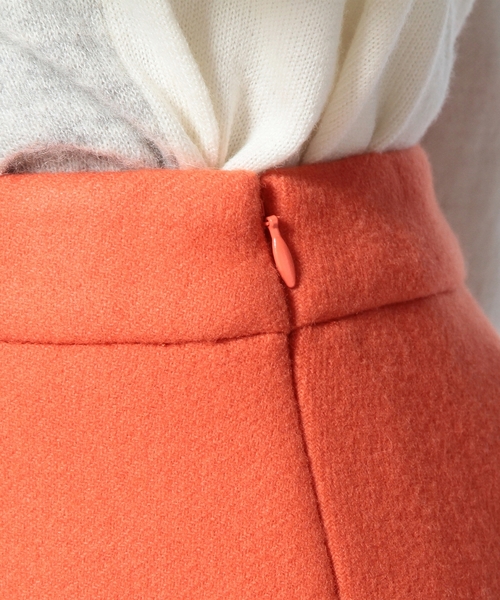UNITED ARROWS(ユナイテッドアローズ)の「<dahl’ia(ダリア)> WL NYL フレアスカート ◆(スカート・レディース・ベージュ/オレンジ・SMALL/X-SMALL)」の5枚目の写真