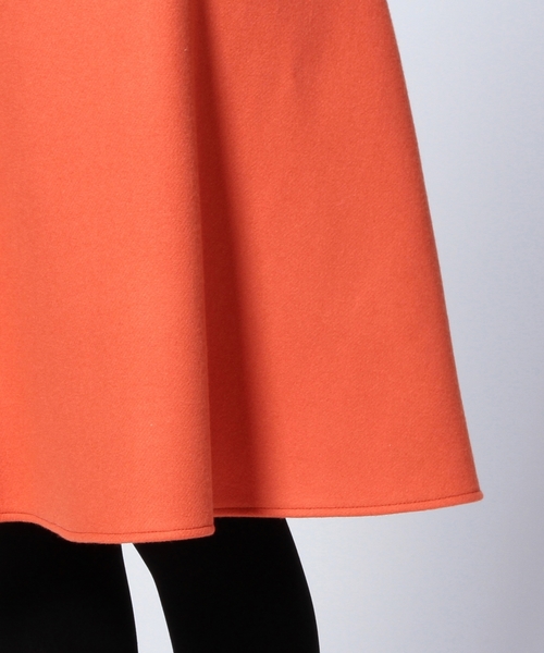 UNITED ARROWS(ユナイテッドアローズ)の「<dahl’ia(ダリア)> WL NYL フレアスカート ◆(スカート・レディース・ベージュ/オレンジ・SMALL/X-SMALL)」の6枚目の写真