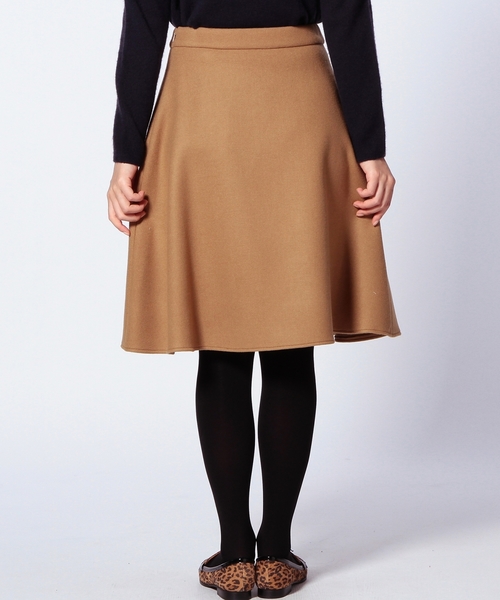 UNITED ARROWS(ユナイテッドアローズ)の「<dahl’ia(ダリア)> WL NYL フレアスカート ◆(スカート・レディース・ベージュ/オレンジ・SMALL/X-SMALL)」の8枚目の写真