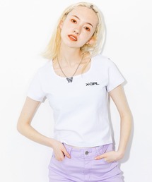 X-girl | SQUARE NECK BABY TEE(Tシャツ/カットソー)