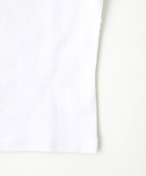 X-girl（エックスガール）の「SQUARE NECK BABY TEE（Tシャツ/カットソー・レディース・ライトグリーン/ブラック/ホワイト・M/S）」の17枚目の写真