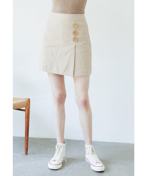 ALEXIA STAM(アリシアスタン)の「【SWELL 01号掲載】 Wrap Slit Shorts/ラップスリットショーツ(その他パンツ・レディース・ホワイト/チャコールグレー/ベージュ・S/M)」の16枚目の写真