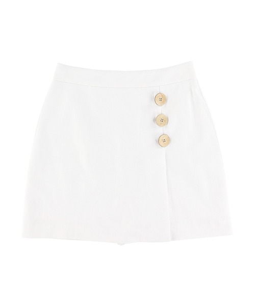 ALEXIA STAM(アリシアスタン)の「【SWELL 01号掲載】 Wrap Slit Shorts/ラップスリットショーツ(その他パンツ・レディース・ホワイト/チャコールグレー/ベージュ・S/M)」の19枚目の写真