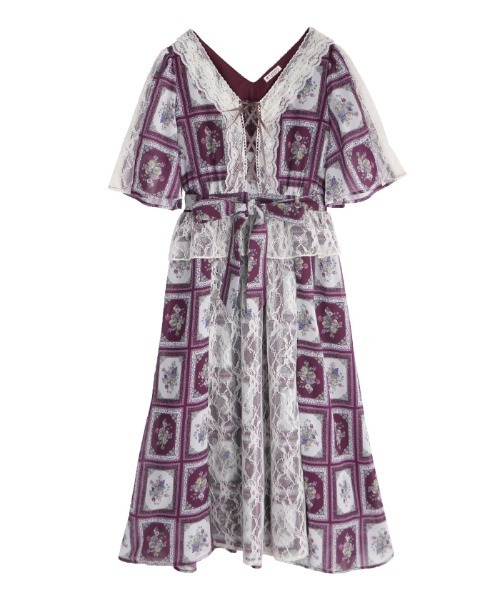 セール フルーツアート柄ワンピース ワンピース Axes Femme アクシーズファム のファッション通販 Zozotown