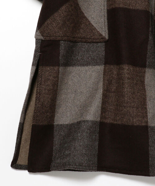 LONDON TRADITION（ロンドントラディション）の「LONDON TRADITION × International Gallery BEAMS / 別注 ダブルフェイス チェック オーバーコート（その他アウター・メンズ・レッド/ブラウン系その他3・34/36）」の5枚目の写真