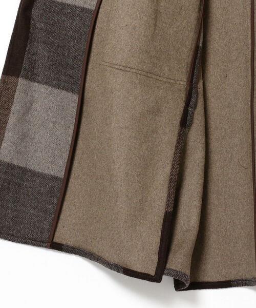 LONDON TRADITION（ロンドントラディション）の「LONDON TRADITION × International Gallery BEAMS / 別注 ダブルフェイス チェック オーバーコート（その他アウター・メンズ・レッド/ブラウン系その他3・34/36）」の6枚目の写真