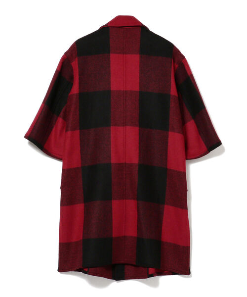 LONDON TRADITION（ロンドントラディション）の「LONDON TRADITION × International Gallery BEAMS / 別注 ダブルフェイス チェック オーバーコート（その他アウター・メンズ・レッド/ブラウン系その他3・34/36）」の9枚目の写真