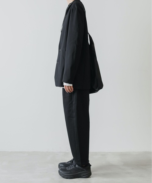 ATTACHMENT（アタッチメント）の「COMPRESSED PONTE JERSEY TWO PLEATS TAPERED FIT EASY PANTS（スラックス・メンズ・ブラック/グレー系その他・1/2/3）」の19枚目の写真