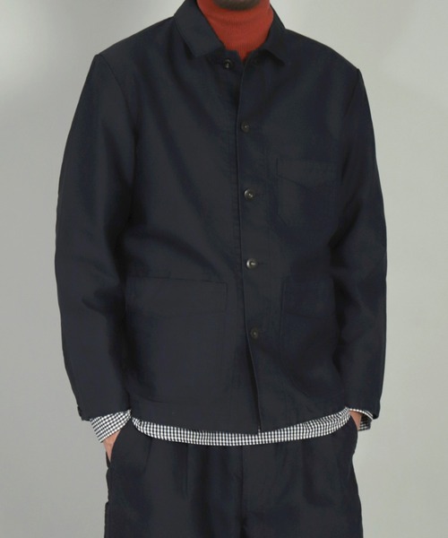 OMNIGOD（オムニゴッド）の「[OMNIGOD mens / オムニゴッド] ギザコットンモールスキン フレンチカバーオール（カバーオール・メンズ・ブラウン/ネイビー・2/3/4）」の10枚目の写真