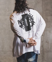 mlt3499-Printed design long sleeves T-shirt Tシャツ