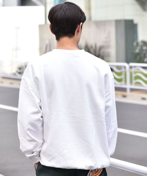 SHIPS（シップス）の「THE NITTY GRITTY ARCHIVE CITY: カレッジ ロゴ スウェット（スウェット・メンズ・ライトグレー/ライトホワイト/ネイビー・MEDIUM/LARGE/X-LARGE）」の6枚目の写真