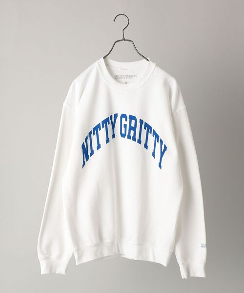 SHIPS（シップス）の「THE NITTY GRITTY ARCHIVE CITY: カレッジ ロゴ スウェット（スウェット・メンズ・ライトグレー/ライトホワイト/ネイビー・MEDIUM/LARGE/X-LARGE）」の12枚目の写真