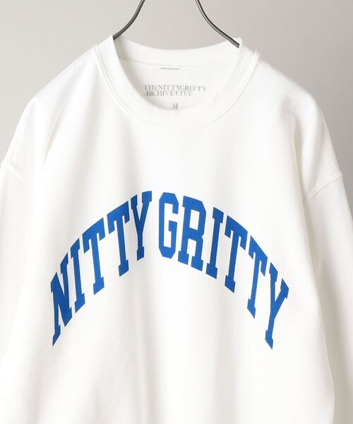 SHIPS（シップス）の「THE NITTY GRITTY ARCHIVE CITY: カレッジ ロゴ スウェット（スウェット・メンズ・ライトグレー/ライトホワイト/ネイビー・MEDIUM/LARGE/X-LARGE）」の13枚目の写真