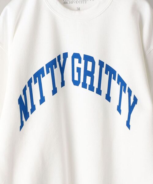 SHIPS（シップス）の「THE NITTY GRITTY ARCHIVE CITY: カレッジ ロゴ スウェット（スウェット・メンズ・ライトグレー/ライトホワイト/ネイビー・MEDIUM/LARGE/X-LARGE）」の15枚目の写真