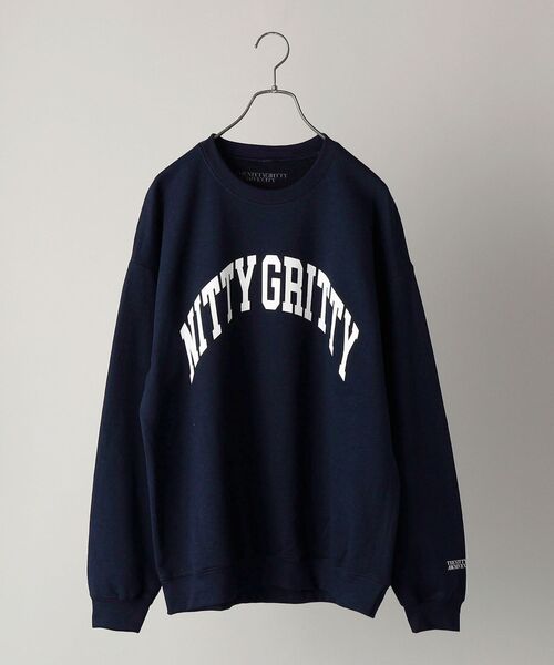 SHIPS（シップス）の「THE NITTY GRITTY ARCHIVE CITY: カレッジ ロゴ スウェット（スウェット・メンズ・ライトグレー/ライトホワイト/ネイビー・MEDIUM/LARGE/X-LARGE）」の19枚目の写真