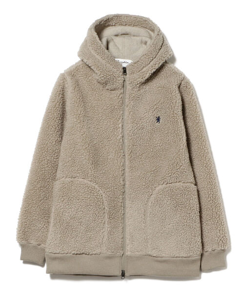 Ray BEAMS（レイビームス）の「GYMPHLEX / ボア ジップ フーディ（パーカー・レディース・ブラウン/シルバー・14/16）」の17枚目の写真