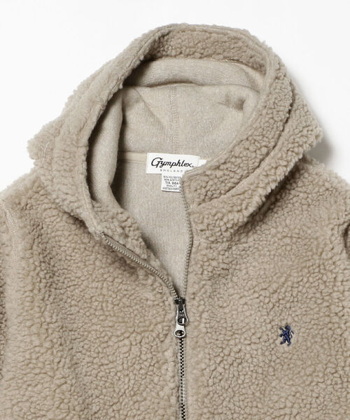 Ray BEAMS（レイビームス）の「GYMPHLEX / ボア ジップ フーディ（パーカー・レディース・ブラウン/シルバー・14/16）」の18枚目の写真