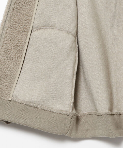 Ray BEAMS（レイビームス）の「GYMPHLEX / ボア ジップ フーディ（パーカー・レディース・ブラウン/シルバー・14/16）」の13枚目の写真