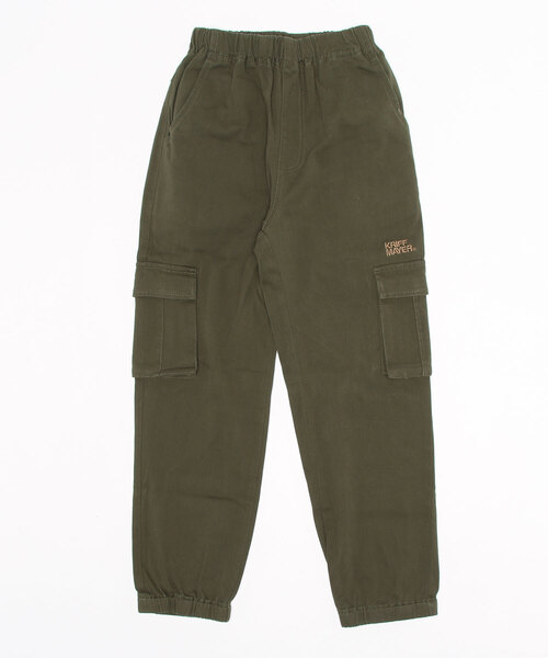 KRIFF MAYER Kid's Collection（クリフメイヤーキッズコレクション）の「裾ゴムカーゴパンツ（カーゴパンツ・キッズ・ネイビー/カーキ/ダークグレー/キャメル・120/130/140/150/160/170）」の3枚目の写真