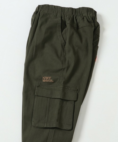 KRIFF MAYER Kid's Collection（クリフメイヤーキッズコレクション）の「裾ゴムカーゴパンツ（カーゴパンツ・キッズ・ネイビー/カーキ/ダークグレー/キャメル・120/130/140/150/160/170）」の6枚目の写真