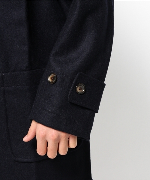 英国製 MONTGOMERY for SHIPS ウールダッフルコート 40 紺 SHIPS
