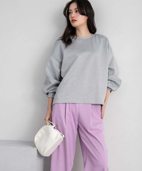 fifth（フィフス）の「フェイクレザーラウンドミニバッグ（ショルダーバッグ・レディース・ホワイト/ブラック/ベージュ・FREE）」の7枚目の写真