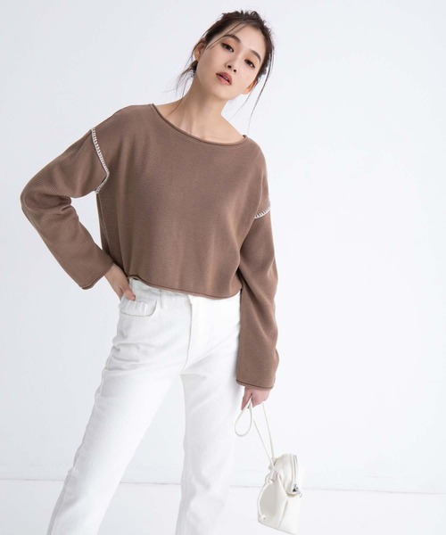 fifth（フィフス）の「フェイクレザーラウンドミニバッグ（ショルダーバッグ・レディース・ホワイト/ブラック/ベージュ・FREE）」の12枚目の写真