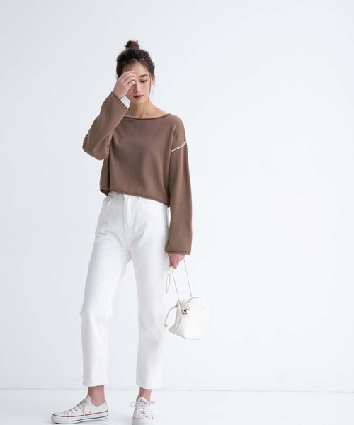 fifth（フィフス）の「フェイクレザーラウンドミニバッグ（ショルダーバッグ・レディース・ホワイト/ブラック/ベージュ・FREE）」の14枚目の写真