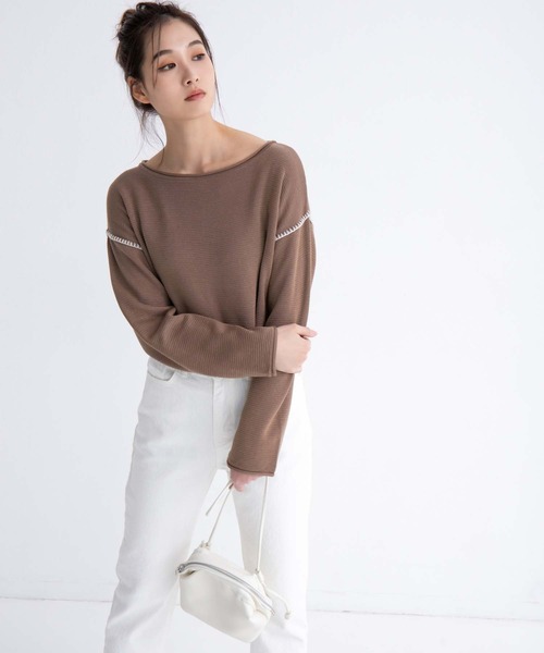 fifth（フィフス）の「フェイクレザーラウンドミニバッグ（ショルダーバッグ・レディース・ホワイト/ブラック/ベージュ・FREE）」の15枚目の写真