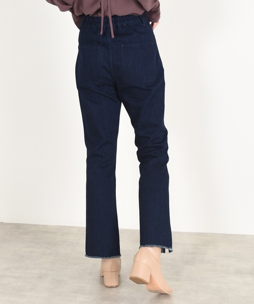 w closet（ダブルクローゼット）の「裾スリットフレアパンツ（その他パンツ・レディース・ネイビー・マルチサイズ）」の11枚目の写真