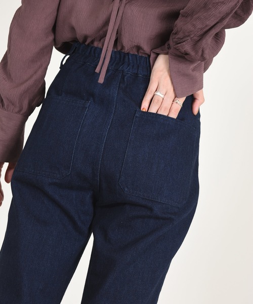 w closet（ダブルクローゼット）の「裾スリットフレアパンツ（その他パンツ・レディース・ネイビー・マルチサイズ）」の7枚目の写真