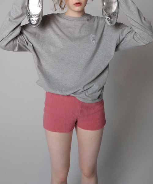 epine（エピヌ）の「pinup girl long tee（Tシャツ/カットソー・レディース・ホワイト/グレー・FREE）」の20枚目の写真