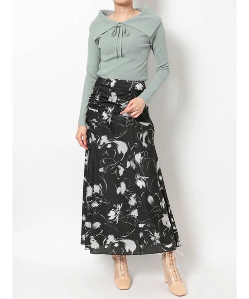 MERCURYDUO(マーキュリーデュオ)の「セーラーカラーオフショル2WAYニット(ニット/セーター・レディース・オフホワイト/ブラック/ミント/ピンク・FREE)」の20枚目の写真