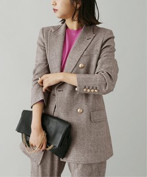 Lune | 【L’UNE/リュンヌ】ヘリンボーンピークドラペルジャケット◆(テーラードジャケット)