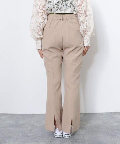 archives（アルシーヴ）の「バックスリットフレアパンツ（その他パンツ・レディース・ブラック/ベージュ/グリーン/マスタード・MEDIUM）」の10枚目の写真