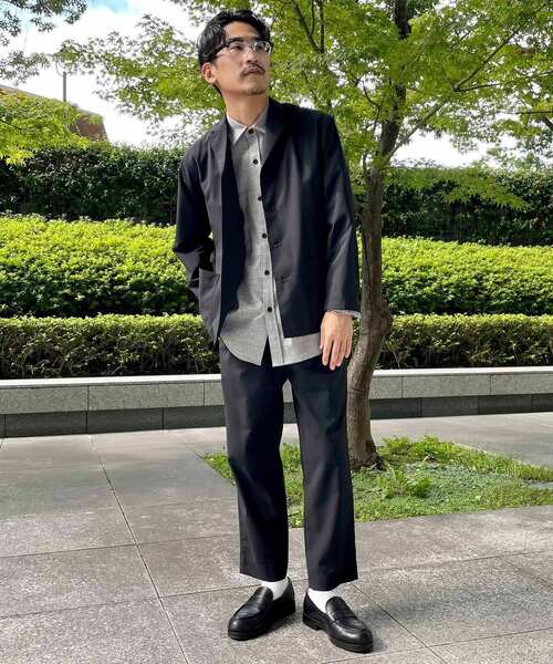 THE SHOP TK (ザ ショップ ティーケー )の「◆シャツジャケット(スーツジャケット・メンズ・グレー/ブラック/ネイビー・01/02/03/04/05)」の9枚目の写真