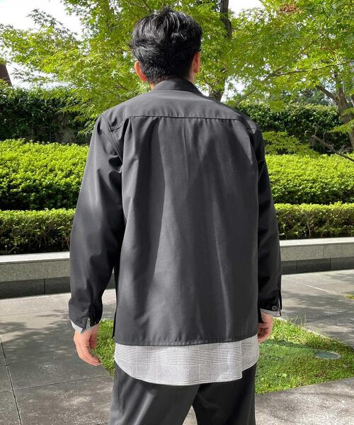 THE SHOP TK (ザ ショップ ティーケー )の「◆シャツジャケット(スーツジャケット・メンズ・グレー/ブラック/ネイビー・01/02/03/04/05)」の14枚目の写真