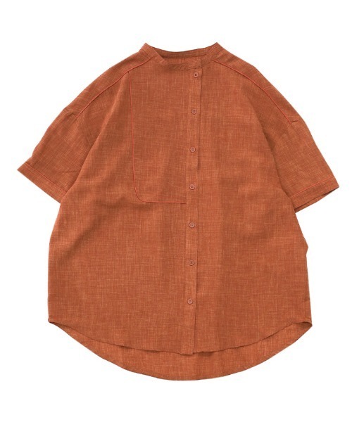 select MOCA（セレクトモカ）の「半袖ブラウス（シャツ/ブラウス・レディース・オレンジ・FREE）」の14枚目の写真