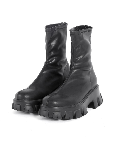 Figments（フィグメンツ）の「フィットショートブーツ（ブーツ・レディース・ブラック・SMALL/MEDIUM）」の8枚目の写真