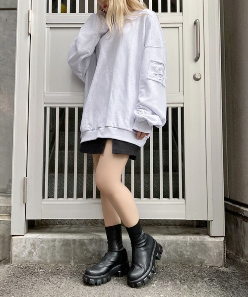 Figments（フィグメンツ）の「フィットショートブーツ（ブーツ・レディース・ブラック・SMALL/MEDIUM）」の9枚目の写真