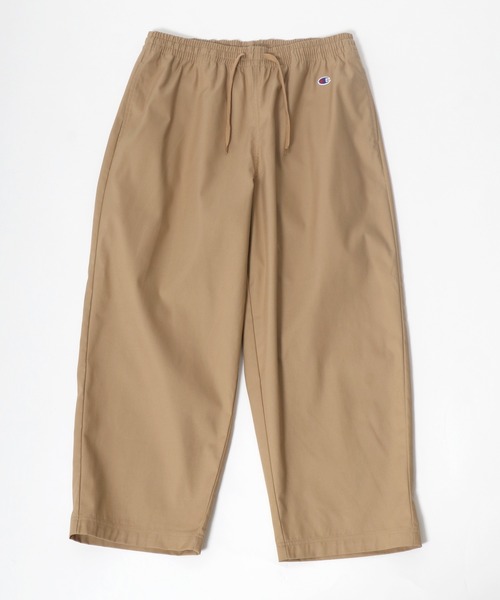 Champion（チャンピオン）の「Champion◆ツイルイージーワイドパンツ/カラーパンツ（チノパンツ・メンズ・ブラック/ベージュ/オリーブ・M/L/XL）」の11枚目の写真