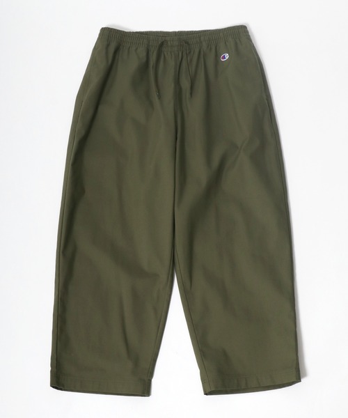 Champion（チャンピオン）の「Champion◆ツイルイージーワイドパンツ/カラーパンツ（チノパンツ・メンズ・ブラック/ベージュ/オリーブ・M/L/XL）」の16枚目の写真